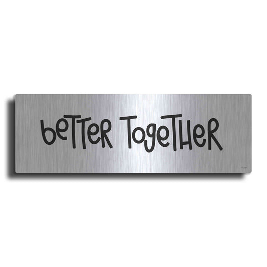 Luxe Metal Art 'Better Together' by Jaxn Blvd., Metal Wall Art