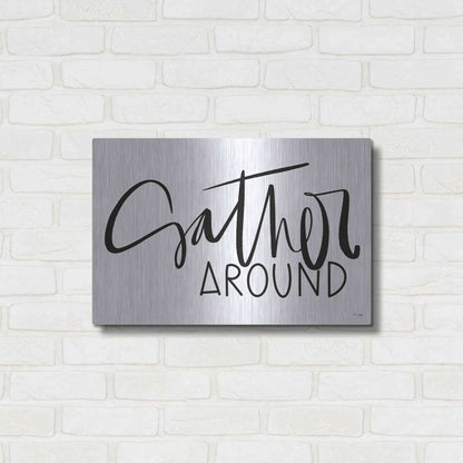 Luxe Metal Art 'Gather Around   ' by Jaxn Blvd., Metal Wall Art,24x16