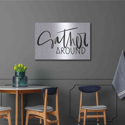 Luxe Metal Art 'Gather Around   ' by Jaxn Blvd., Metal Wall Art,36x24