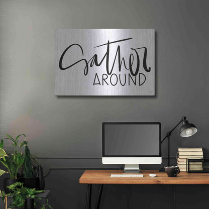 Luxe Metal Art 'Gather Around   ' by Jaxn Blvd., Metal Wall Art,36x24