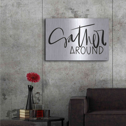 Luxe Metal Art 'Gather Around   ' by Jaxn Blvd., Metal Wall Art,36x24