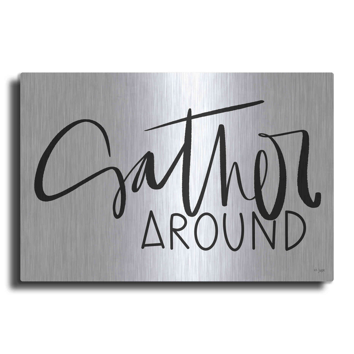 Luxe Metal Art 'Gather Around   ' by Jaxn Blvd., Metal Wall Art