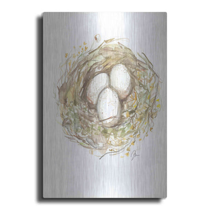 Luxe Metal Art 'Nest of Love' by Jessica Mingo, Metal Wall Art