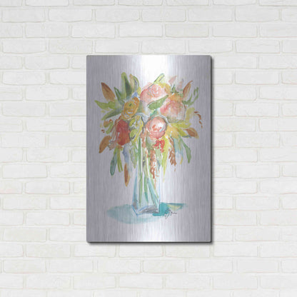 Luxe Metal Art 'Spring Memories' by Jessica Mingo, Metal Wall Art,24x36