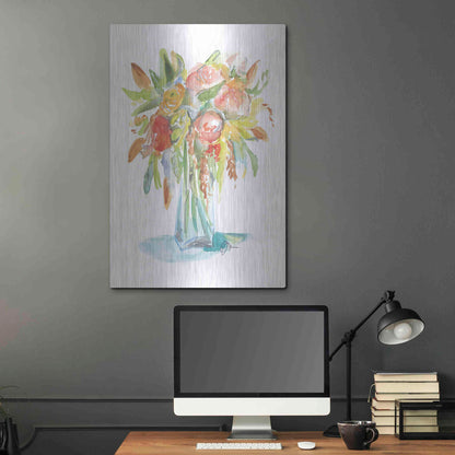 Luxe Metal Art 'Spring Memories' by Jessica Mingo, Metal Wall Art,24x36