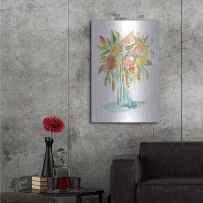 Luxe Metal Art 'Spring Memories' by Jessica Mingo, Metal Wall Art,24x36