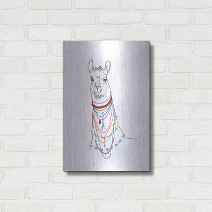 Luxe Metal Art 'Al-Pac-A Bunch of Necklaces' by Kamdon Kreations, Metal Wall Art,16x24