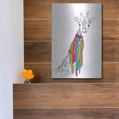 Luxe Metal Art 'How Do I Look' by Kamdon Kreations, Metal Wall Art,12x16