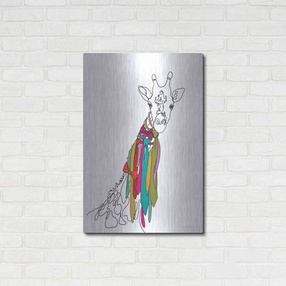 Luxe Metal Art 'How Do I Look' by Kamdon Kreations, Metal Wall Art,24x36