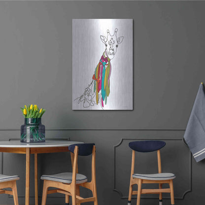 Luxe Metal Art 'How Do I Look' by Kamdon Kreations, Metal Wall Art,24x36
