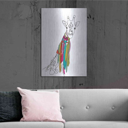 Luxe Metal Art 'How Do I Look' by Kamdon Kreations, Metal Wall Art,24x36
