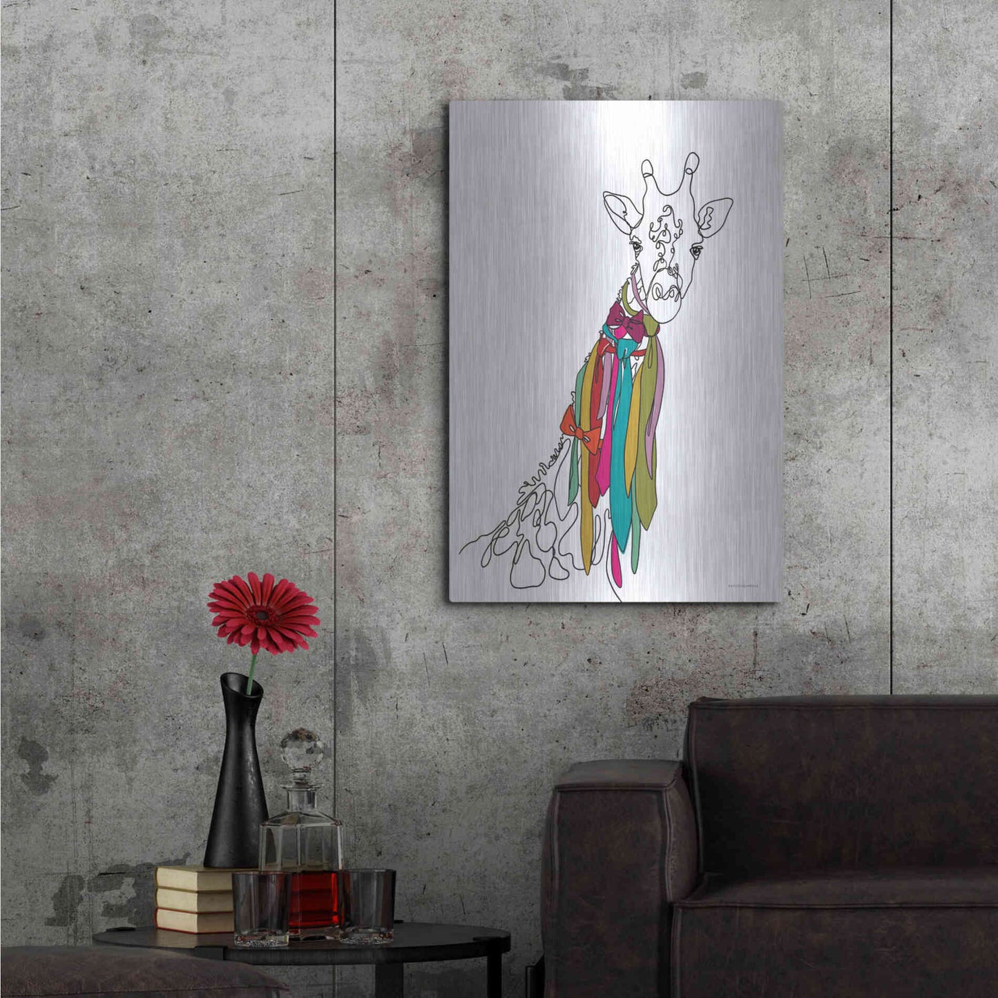 Luxe Metal Art 'How Do I Look' by Kamdon Kreations, Metal Wall Art,24x36