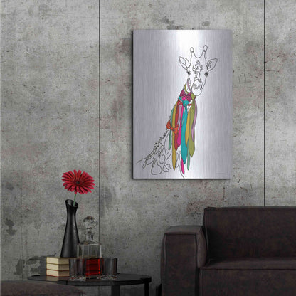 Luxe Metal Art 'How Do I Look' by Kamdon Kreations, Metal Wall Art,24x36