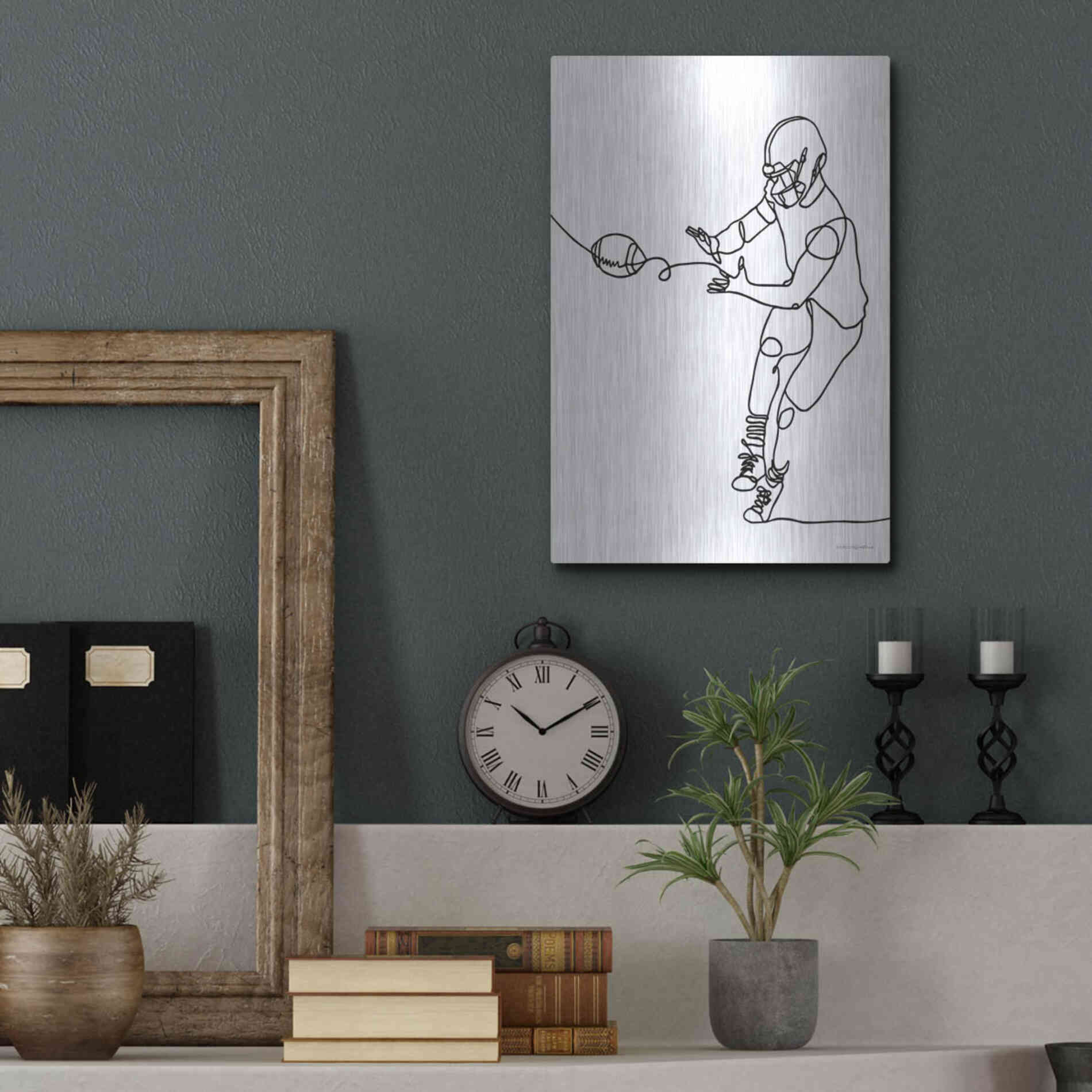 Luxe Metal Art 'Catch' by Kamdon Kreations, Metal Wall Art,12x16