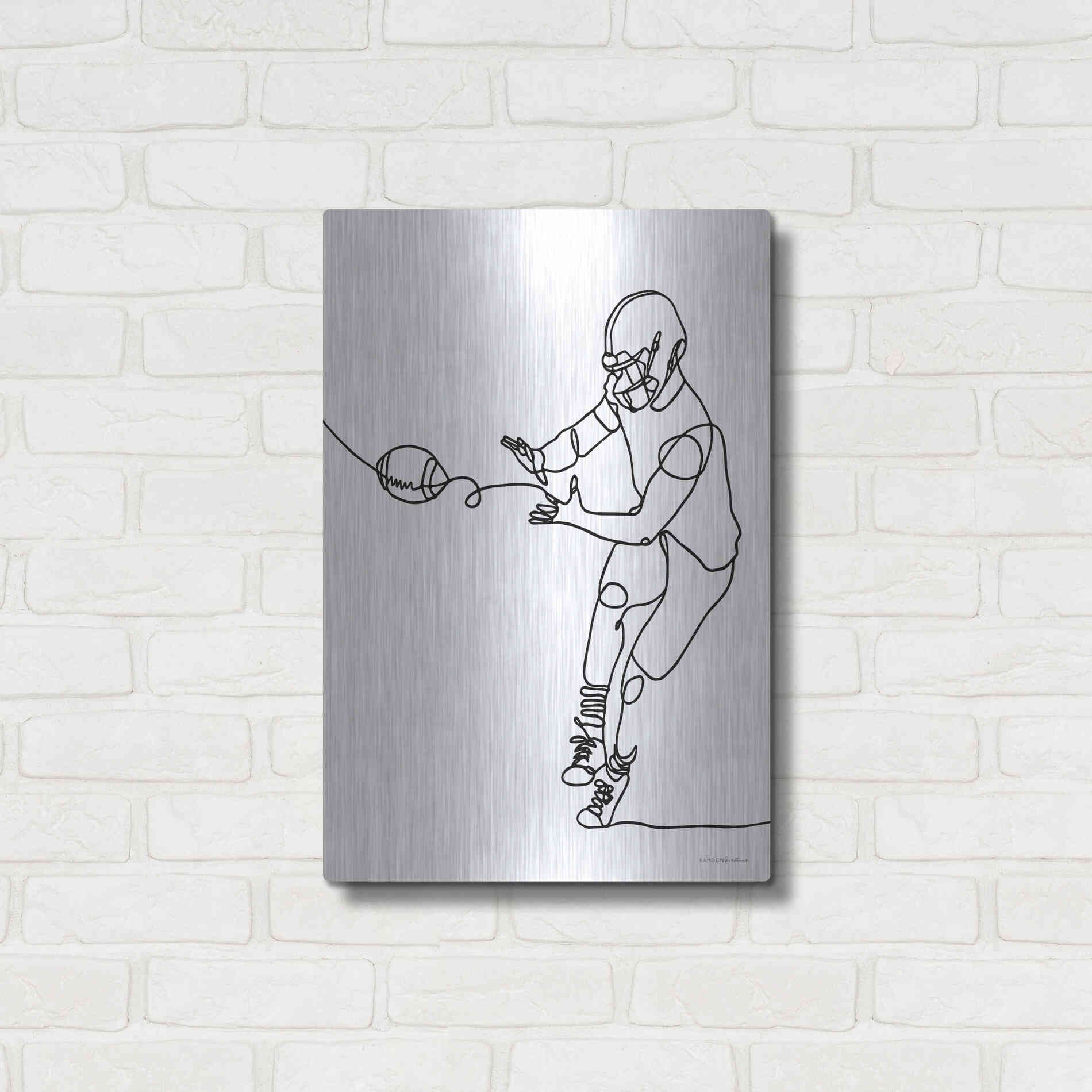 Luxe Metal Art 'Catch' by Kamdon Kreations, Metal Wall Art,16x24