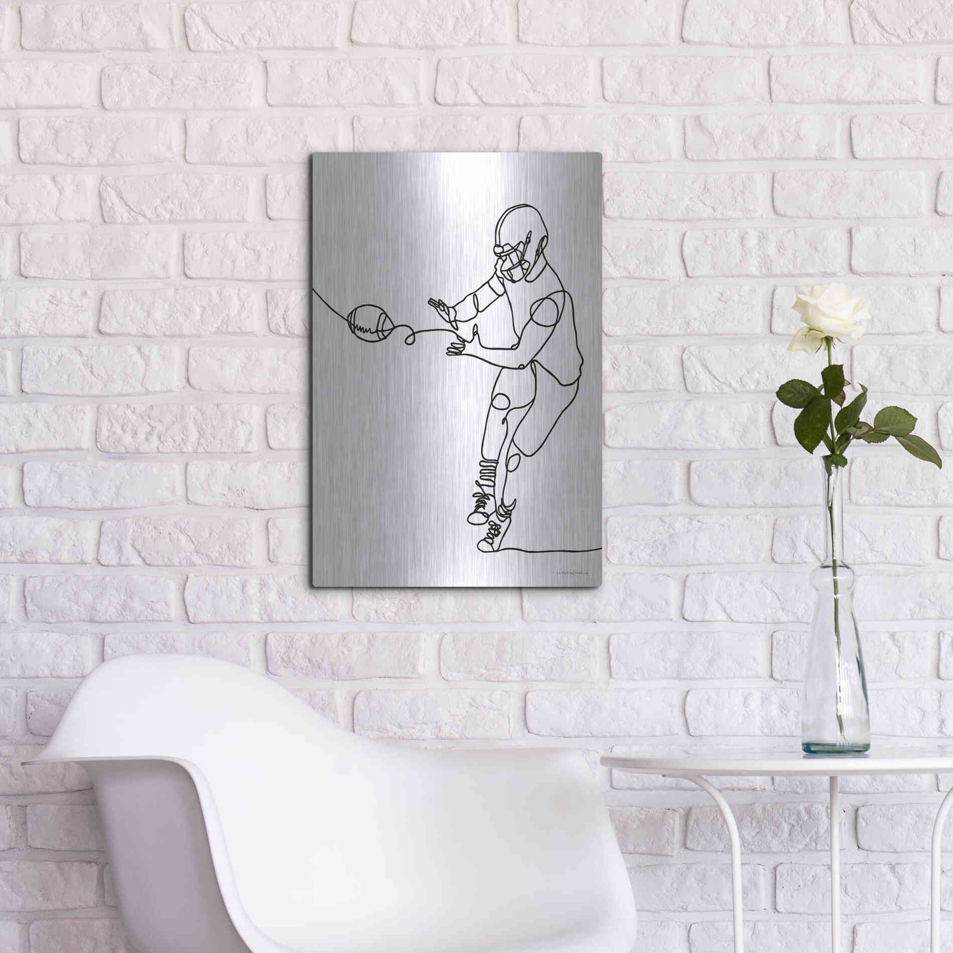 Luxe Metal Art 'Catch' by Kamdon Kreations, Metal Wall Art,16x24