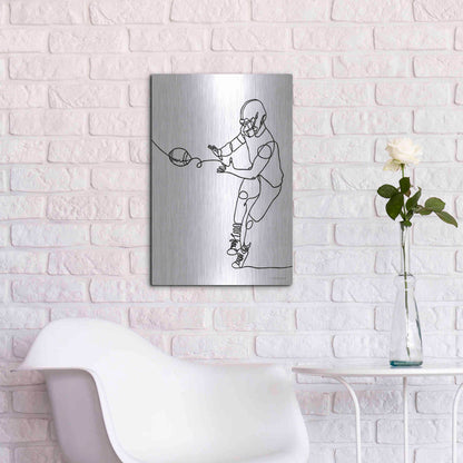 Luxe Metal Art 'Catch' by Kamdon Kreations, Metal Wall Art,16x24