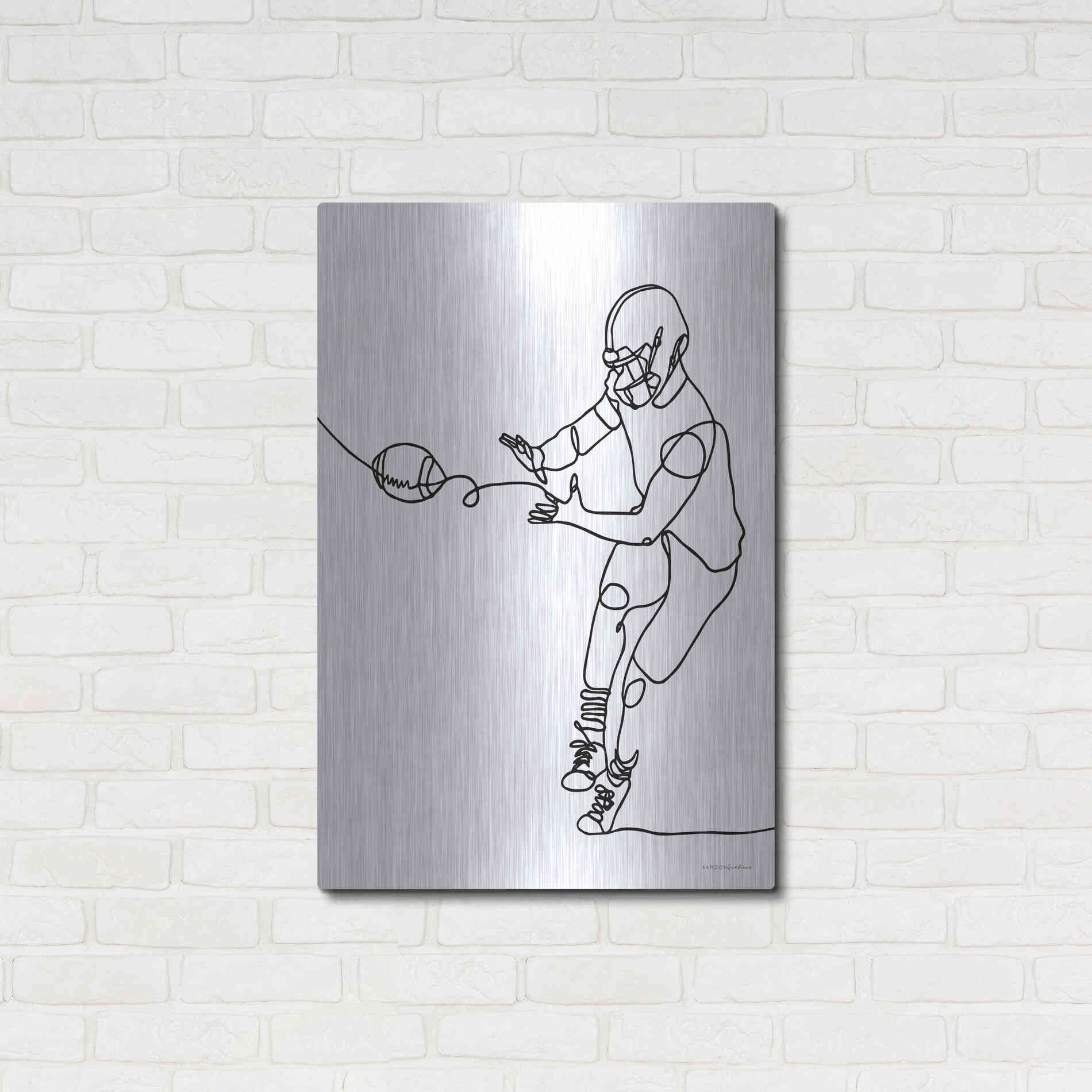 Luxe Metal Art 'Catch' by Kamdon Kreations, Metal Wall Art,24x36