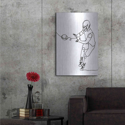 Luxe Metal Art 'Catch' by Kamdon Kreations, Metal Wall Art,24x36