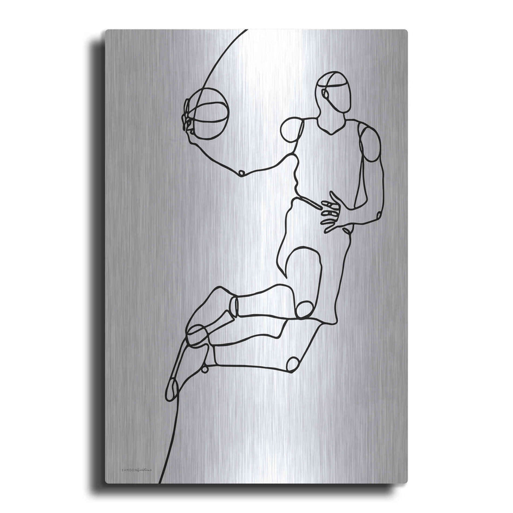 Luxe Metal Art 'Dunk' by Kamdon Kreations, Metal Wall Art
