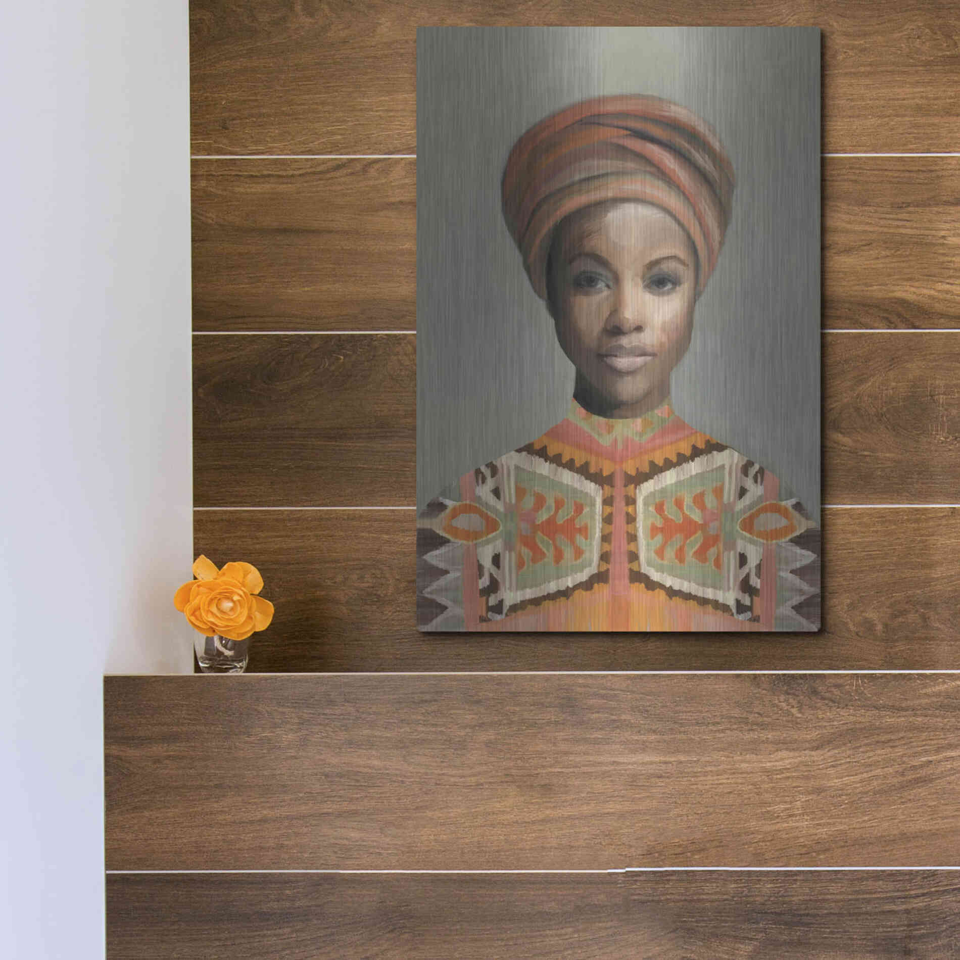 Luxe Metal Art 'Luminescence' by Kamdon Kreations, Metal Wall Art,12x16