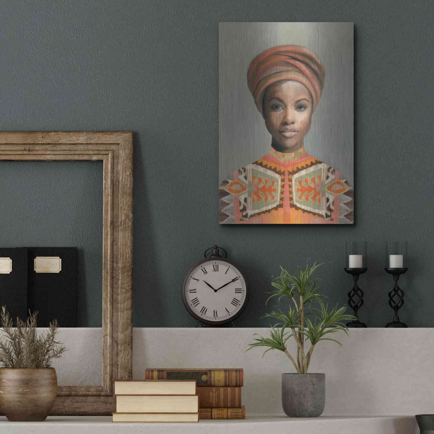 Luxe Metal Art 'Luminescence' by Kamdon Kreations, Metal Wall Art,12x16