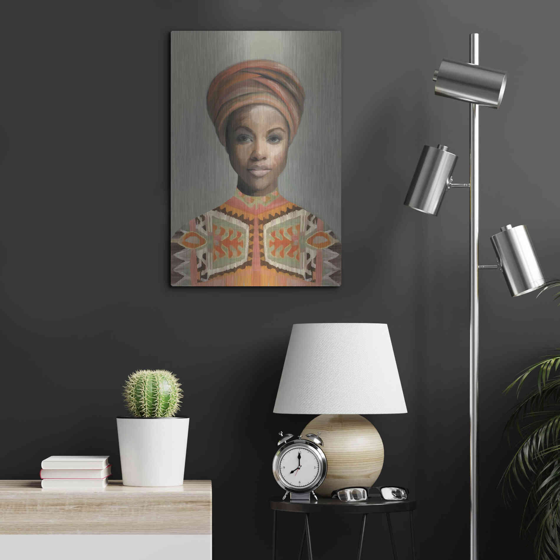 Luxe Metal Art 'Luminescence' by Kamdon Kreations, Metal Wall Art,16x24