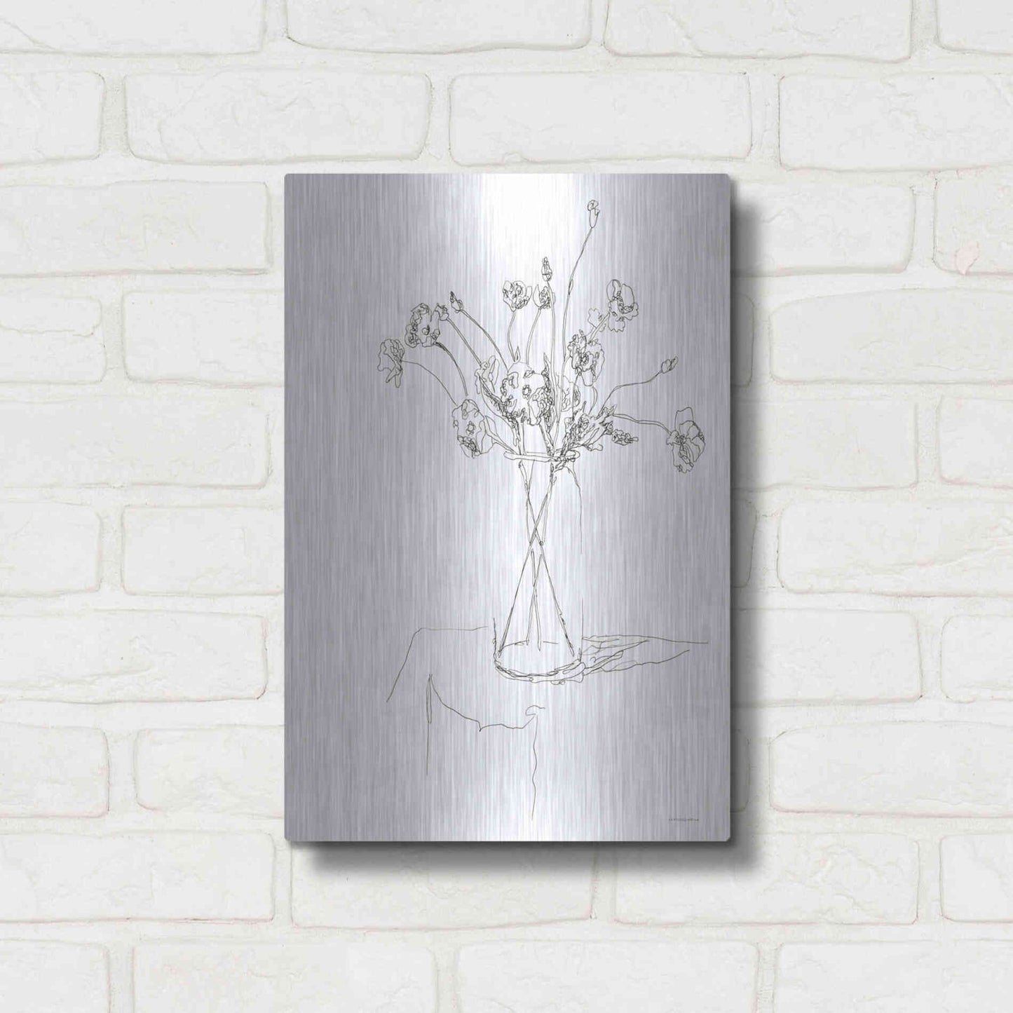 Luxe Metal Art 'Leftover Spaghetti Jar' by Kamdon Kreations, Metal Wall Art,12x16