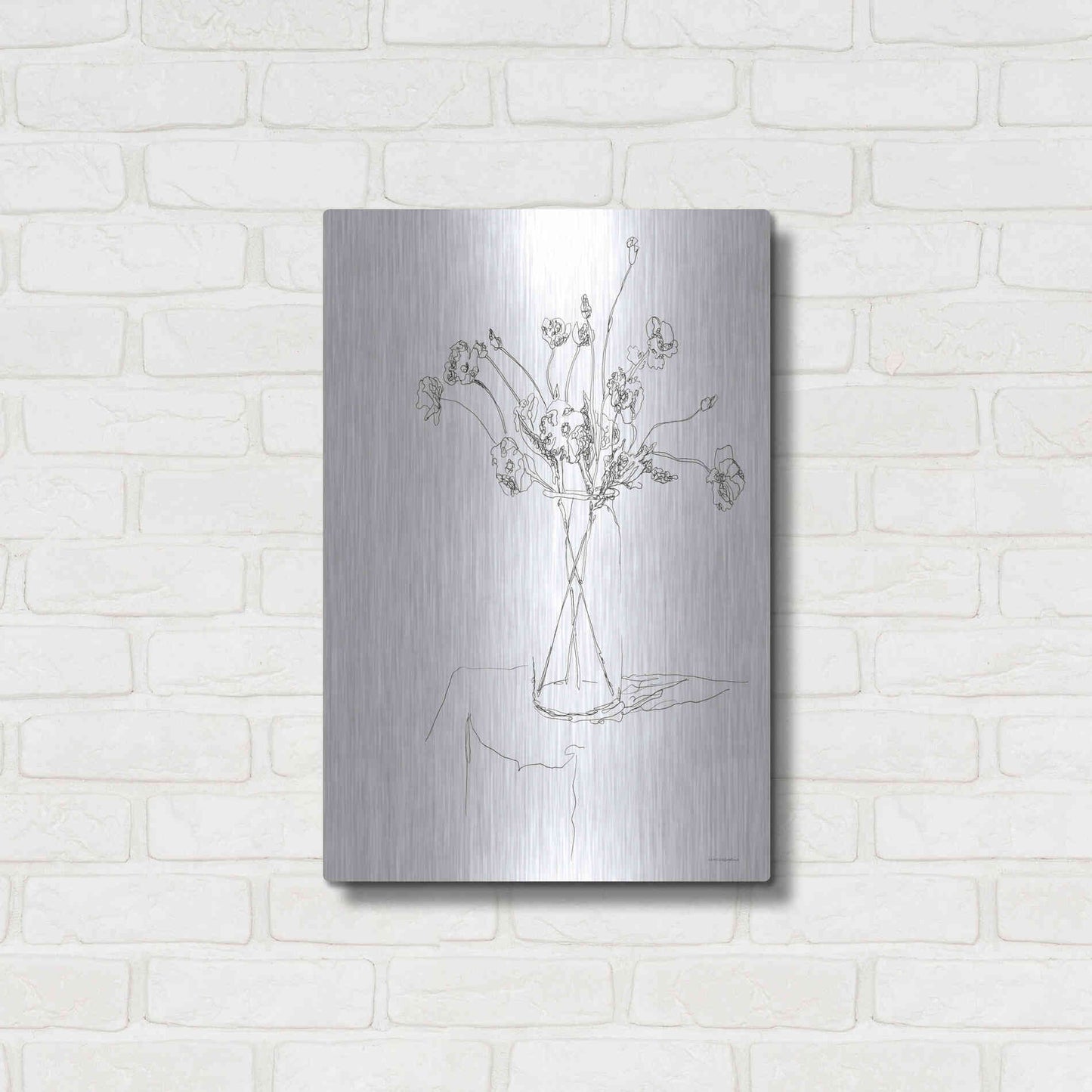 Luxe Metal Art 'Leftover Spaghetti Jar' by Kamdon Kreations, Metal Wall Art,16x24