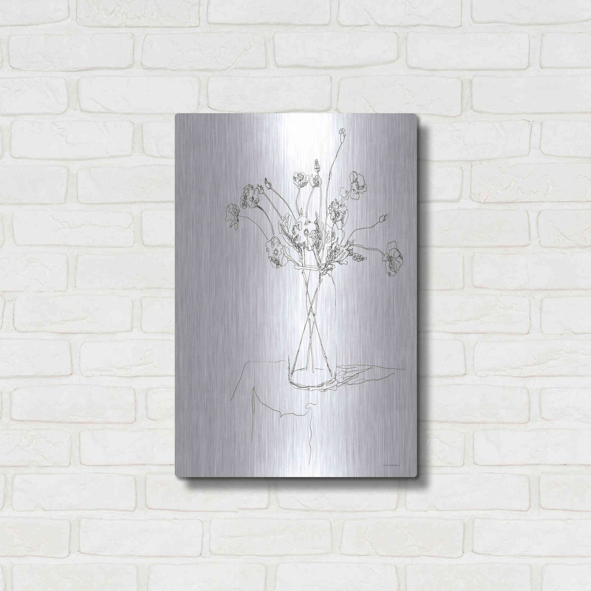 Luxe Metal Art 'Leftover Spaghetti Jar' by Kamdon Kreations, Metal Wall Art,16x24