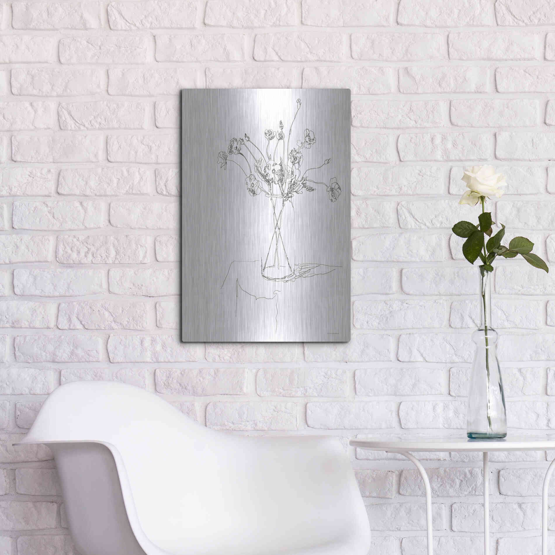 Luxe Metal Art 'Leftover Spaghetti Jar' by Kamdon Kreations, Metal Wall Art,16x24