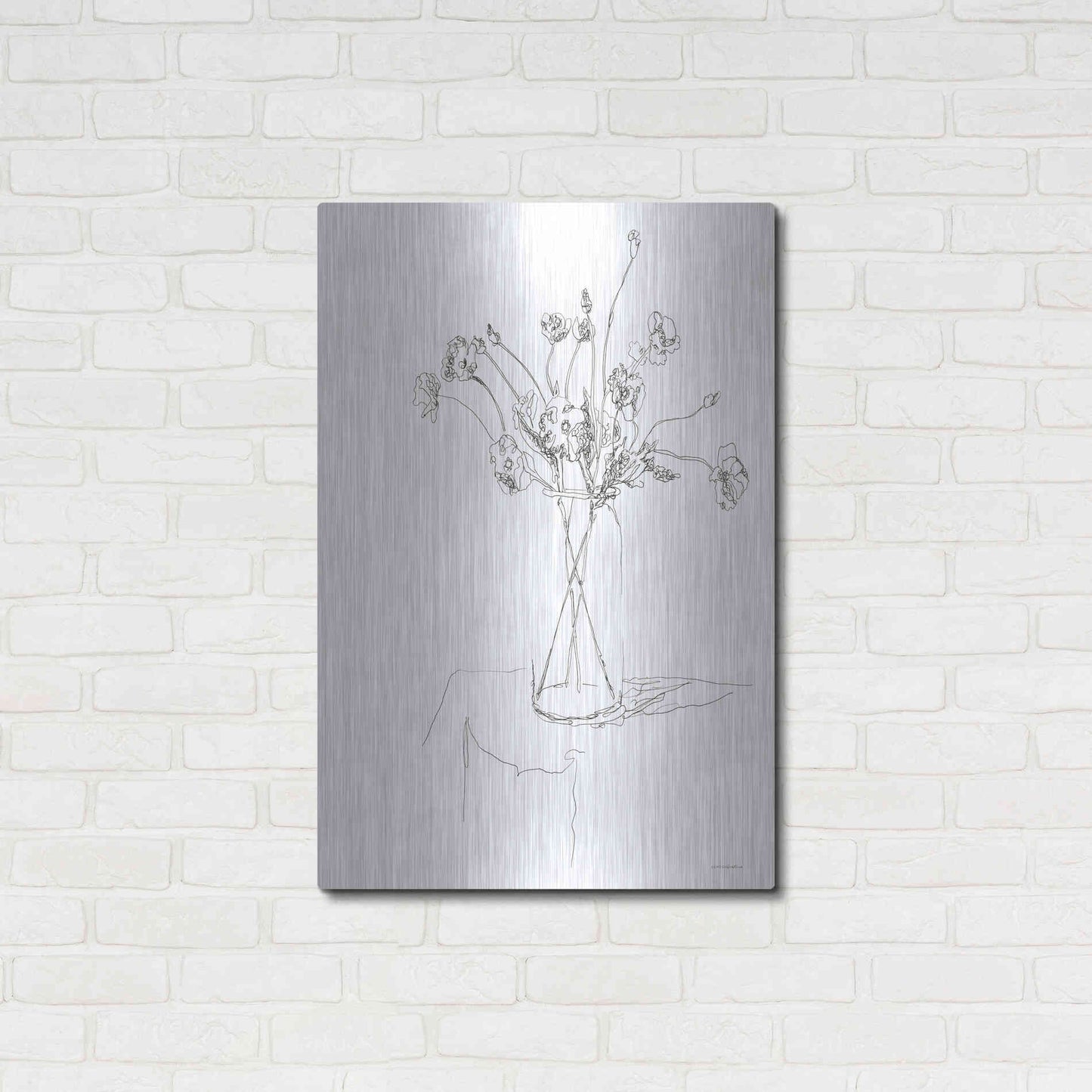 Luxe Metal Art 'Leftover Spaghetti Jar' by Kamdon Kreations, Metal Wall Art,24x36
