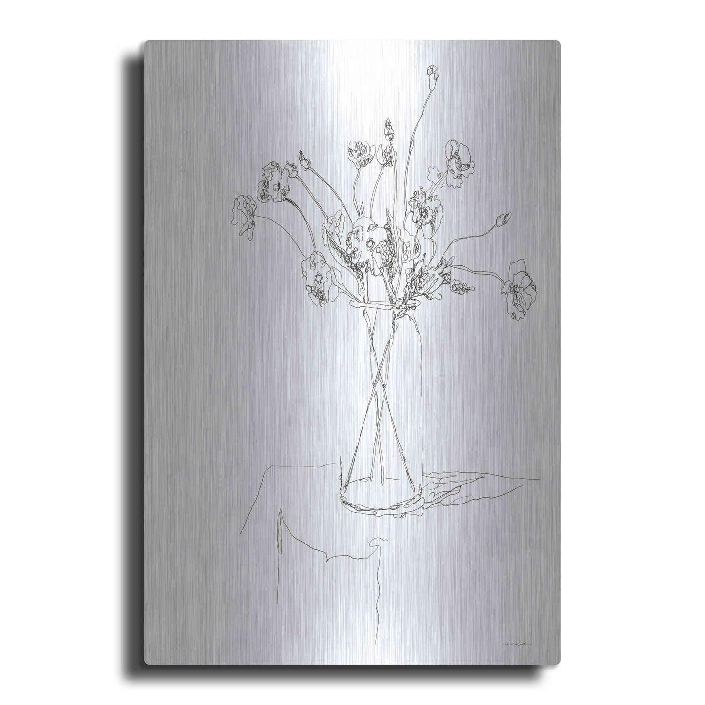Luxe Metal Art 'Leftover Spaghetti Jar' by Kamdon Kreations, Metal Wall Art