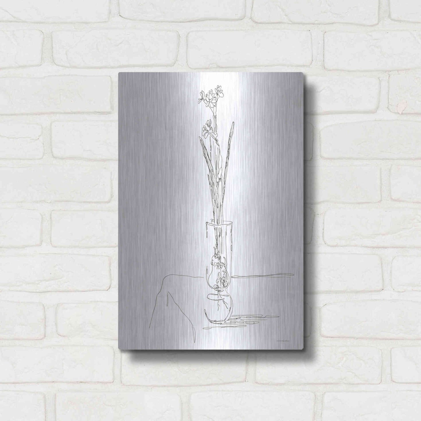Luxe Metal Art 'The Way We Grow' by Kamdon Kreations, Metal Wall Art,12x16