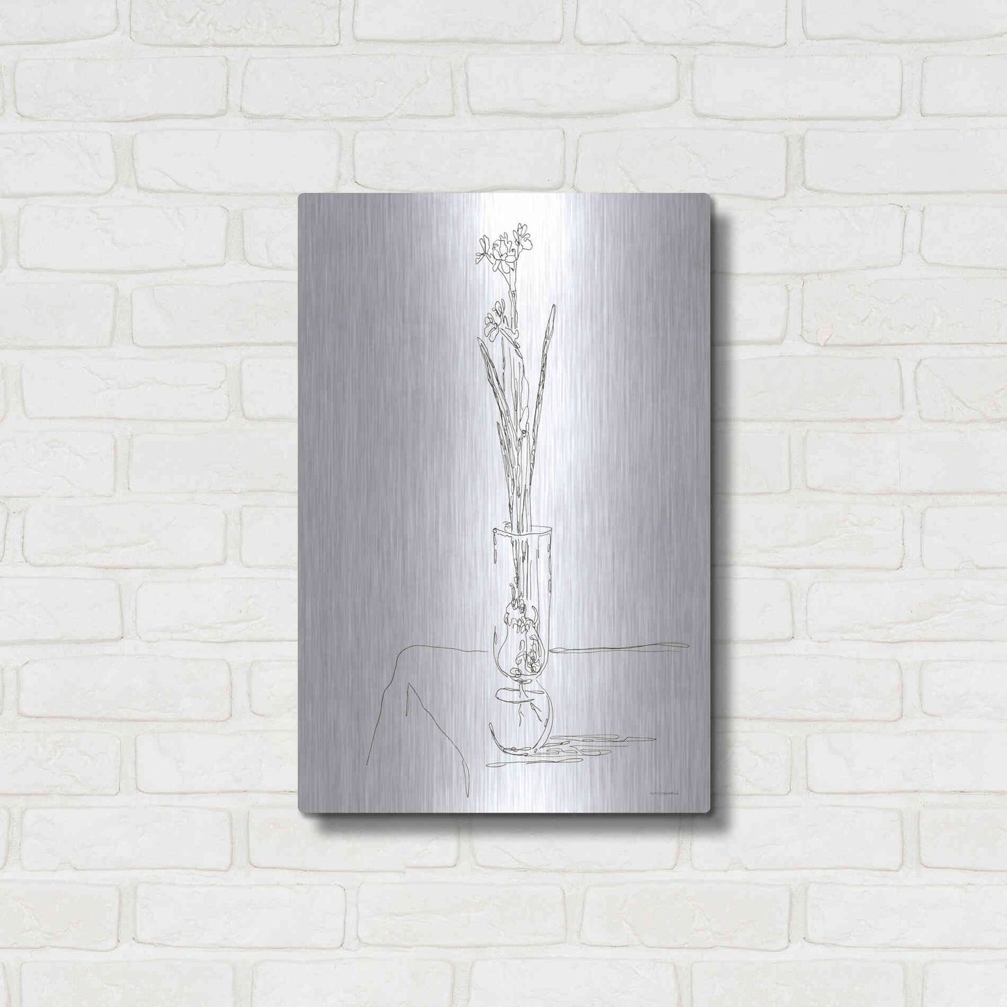 Luxe Metal Art 'The Way We Grow' by Kamdon Kreations, Metal Wall Art,16x24