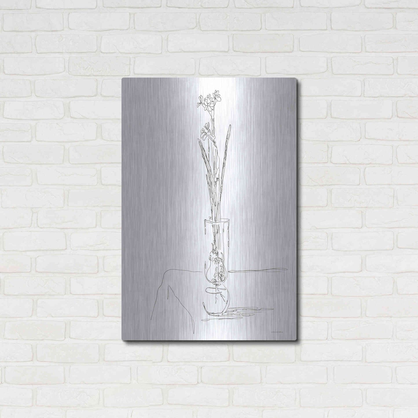 Luxe Metal Art 'The Way We Grow' by Kamdon Kreations, Metal Wall Art,24x36