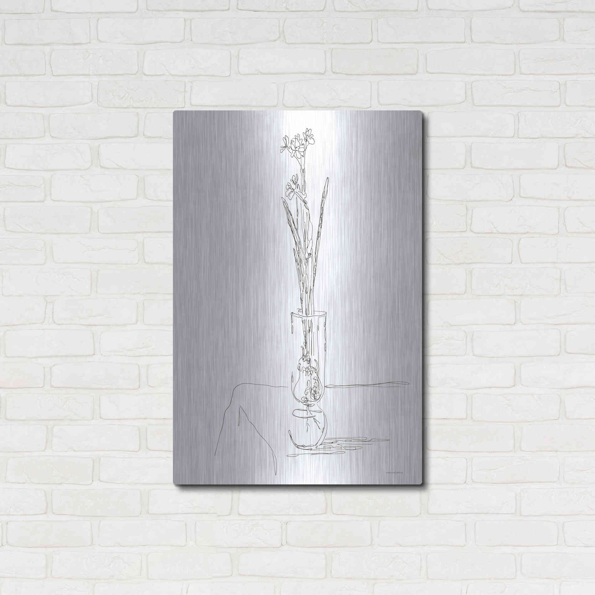 Luxe Metal Art 'The Way We Grow' by Kamdon Kreations, Metal Wall Art,24x36