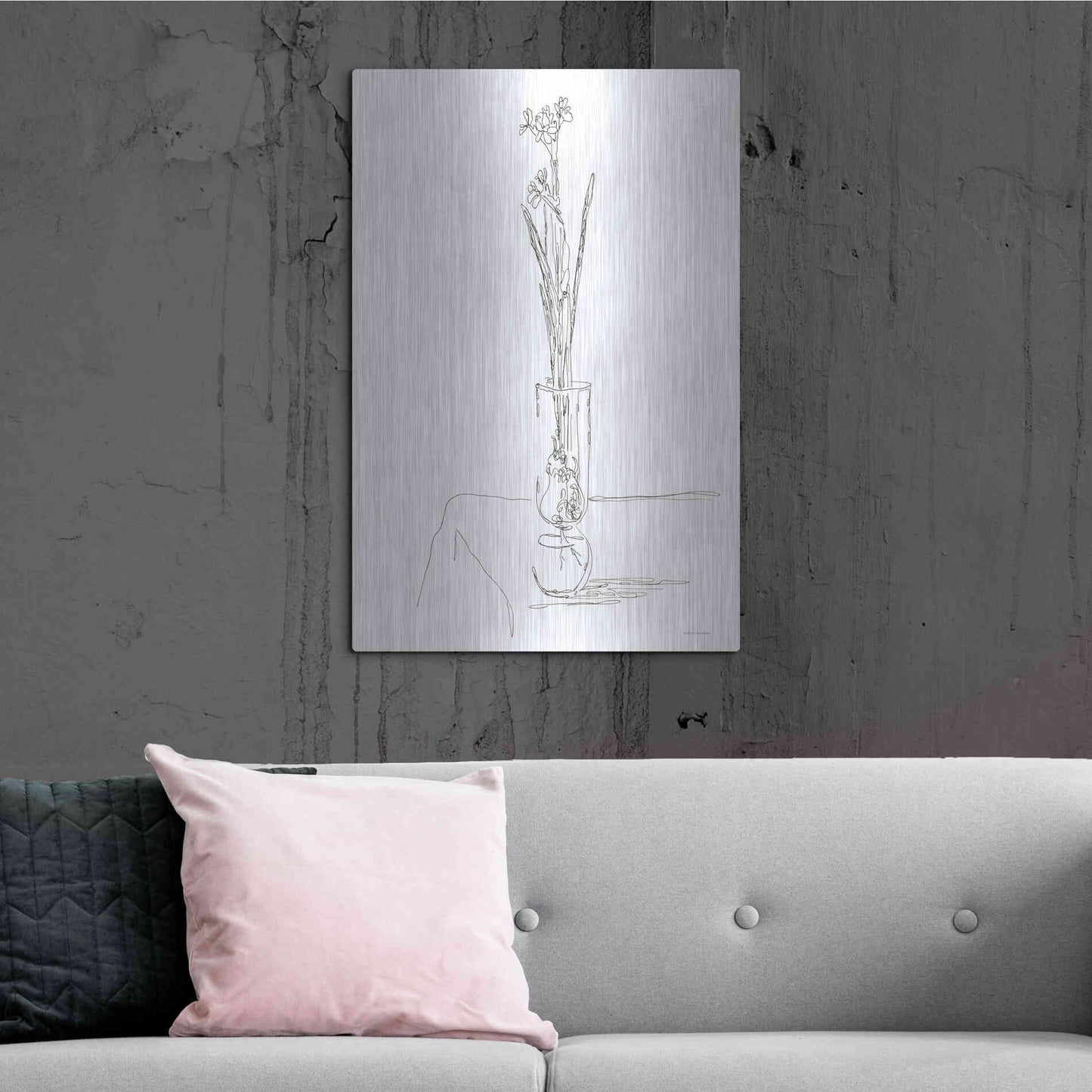 Luxe Metal Art 'The Way We Grow' by Kamdon Kreations, Metal Wall Art,24x36