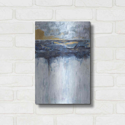 Luxe Metal Art 'The Edge' by Kamdon Kreations, Metal Wall Art,12x16