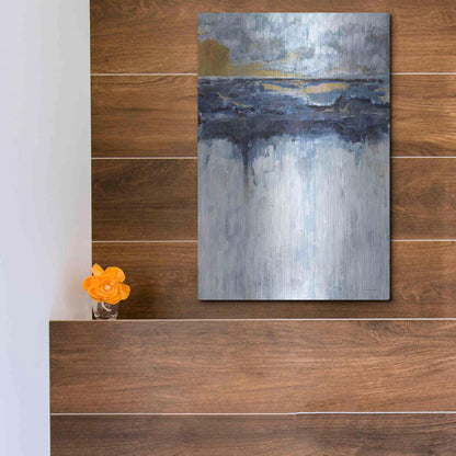 Luxe Metal Art 'The Edge' by Kamdon Kreations, Metal Wall Art,12x16