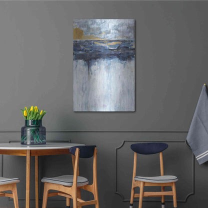 Luxe Metal Art 'The Edge' by Kamdon Kreations, Metal Wall Art,24x36