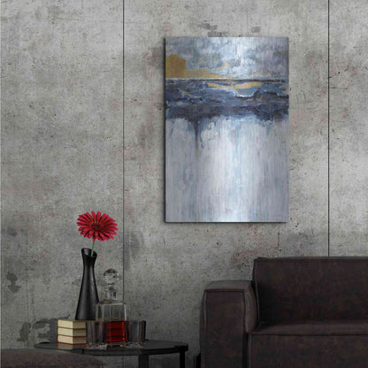 Luxe Metal Art 'The Edge' by Kamdon Kreations, Metal Wall Art,24x36