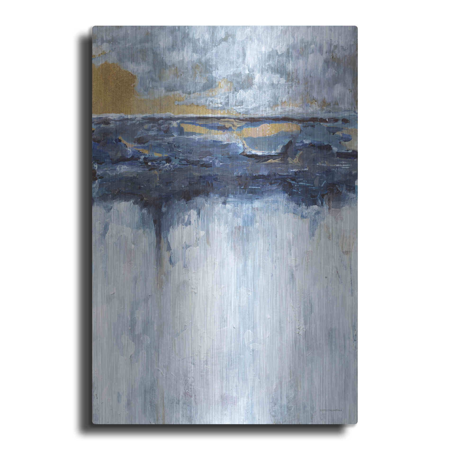 Luxe Metal Art 'The Edge' by Kamdon Kreations, Metal Wall Art
