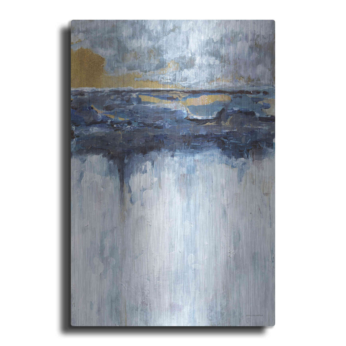 Luxe Metal Art 'The Edge' by Kamdon Kreations, Metal Wall Art