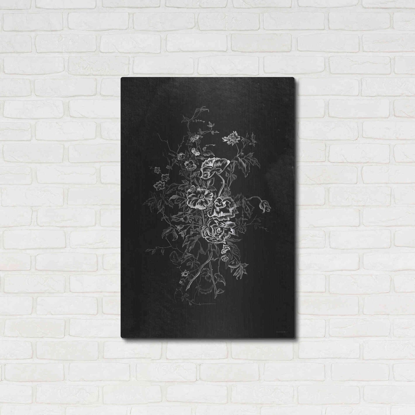 Luxe Metal Art 'Lacey Flowers' by Kamdon Kreations, Metal Wall Art,24x36