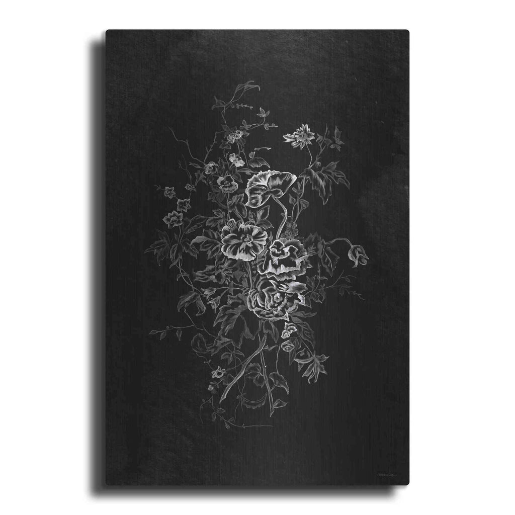 Luxe Metal Art 'Lacey Flowers' by Kamdon Kreations, Metal Wall Art