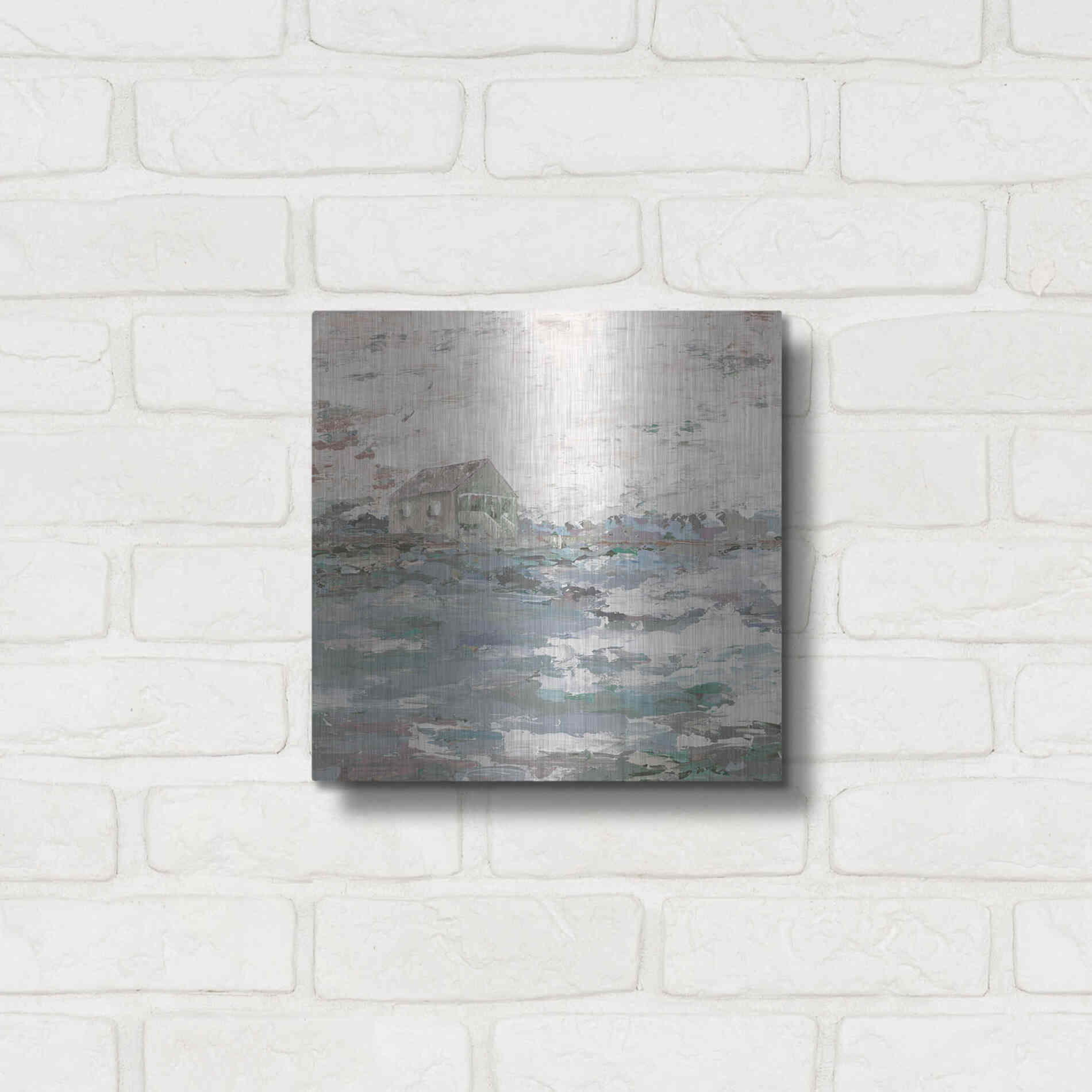 Luxe Metal Art 'Home on the Range' by Kamdon Kreations, Metal Wall Art,12x12