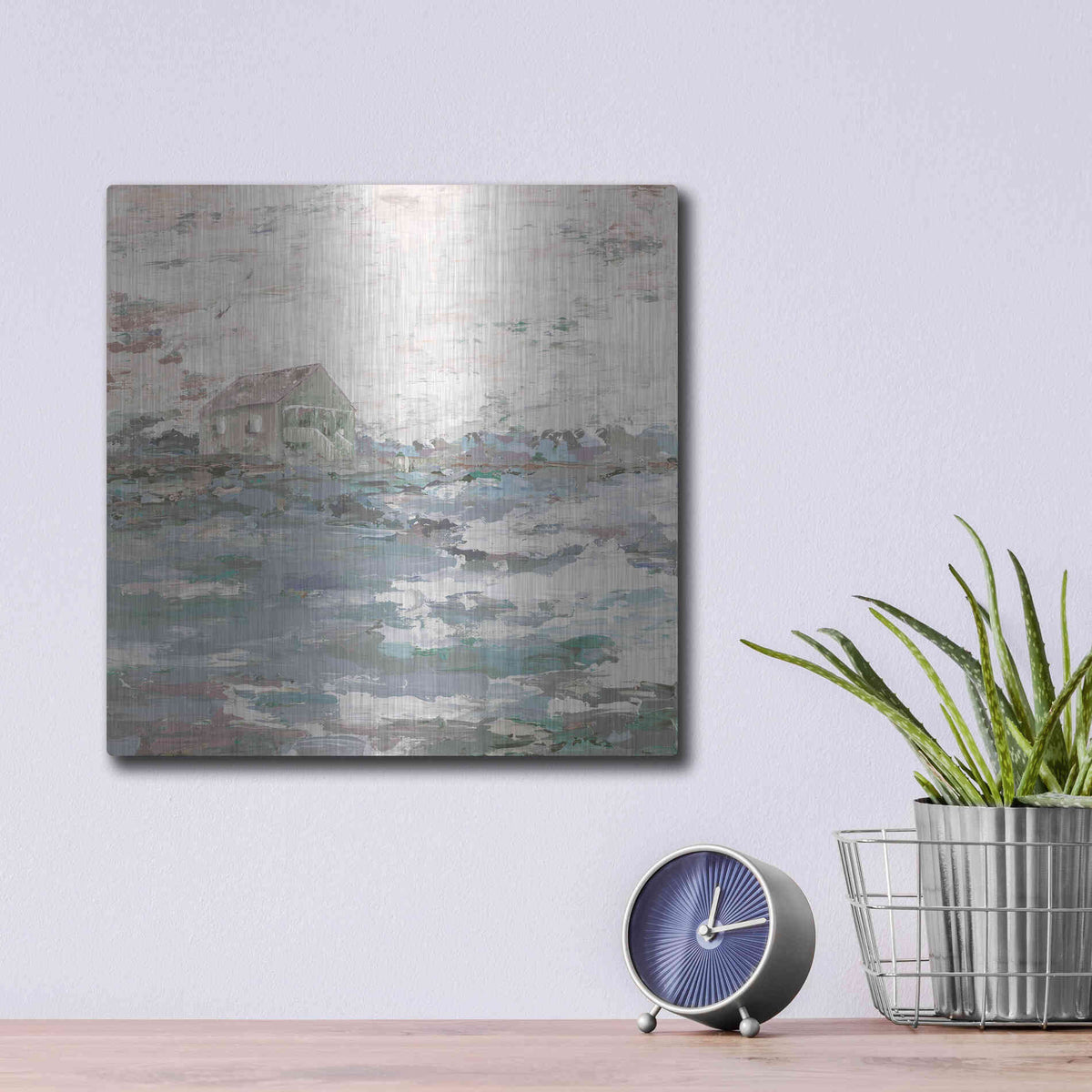 Luxe Metal Art 'Home on the Range' by Kamdon Kreations, Metal Wall Art,12x12