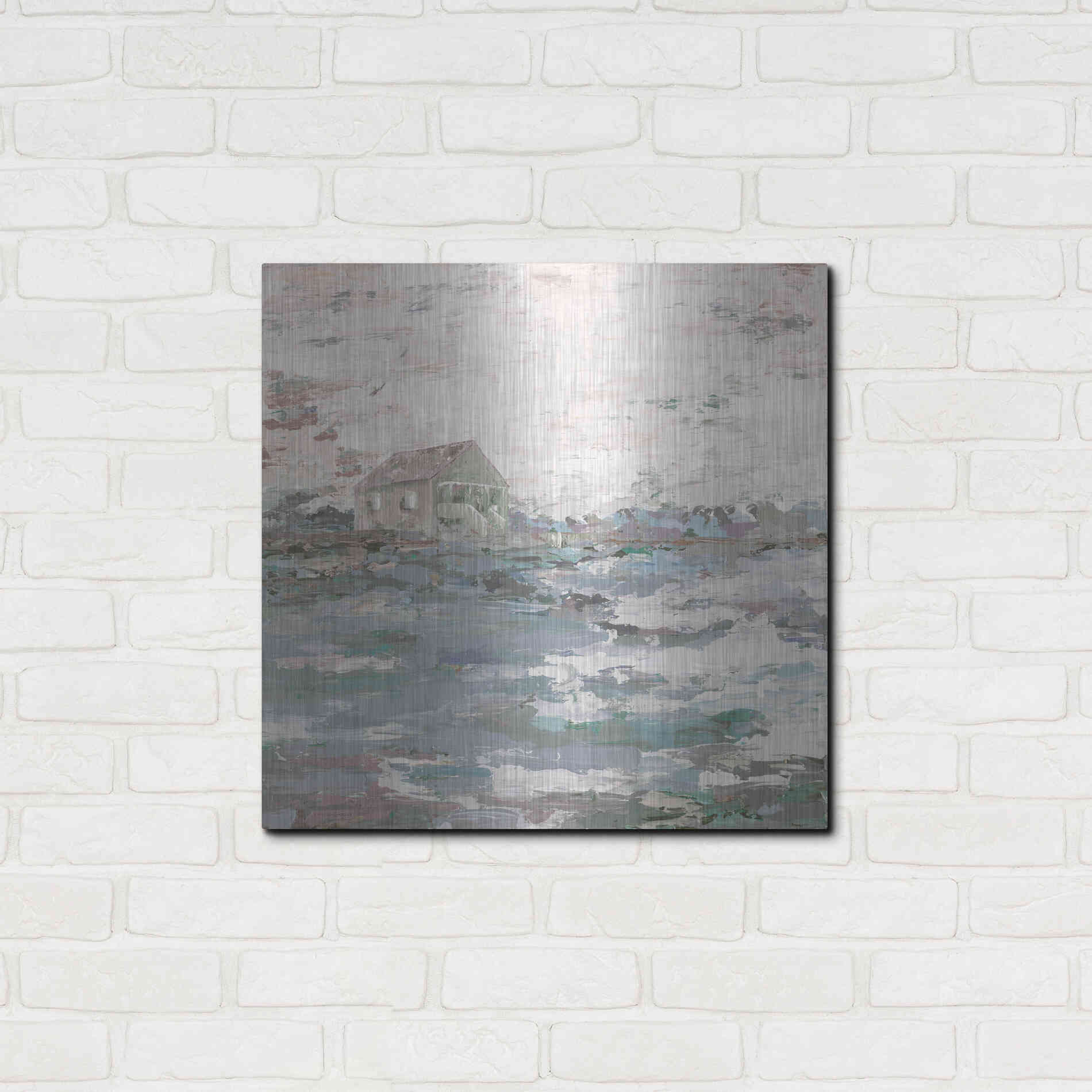 Luxe Metal Art 'Home on the Range' by Kamdon Kreations, Metal Wall Art,24x24