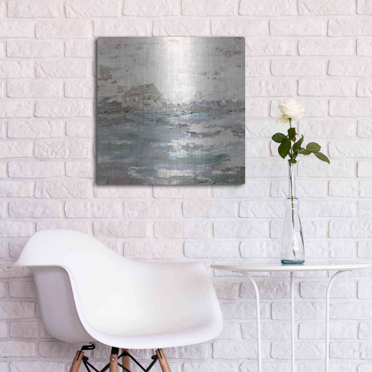 Luxe Metal Art 'Home on the Range' by Kamdon Kreations, Metal Wall Art,24x24